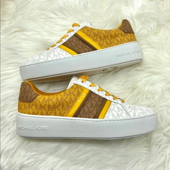 Michael Kors Shoes Michael Kors Poppy Stripe Lace Up Poshmark